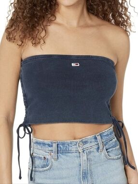 Tommy Hilfiger Navy Blue Women's Tube Top